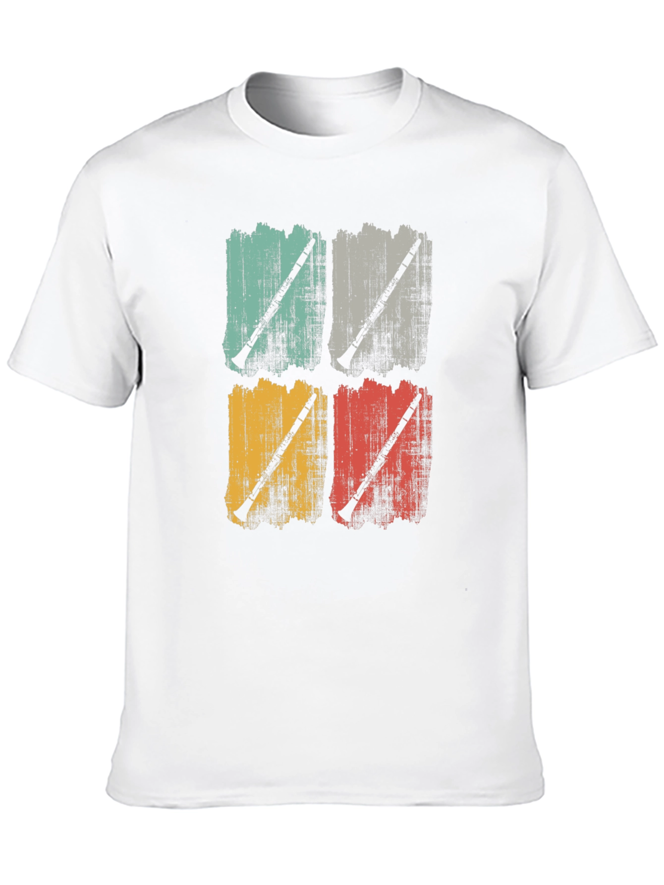 Retro Clarinet T-Shirt - Music Lover Tee