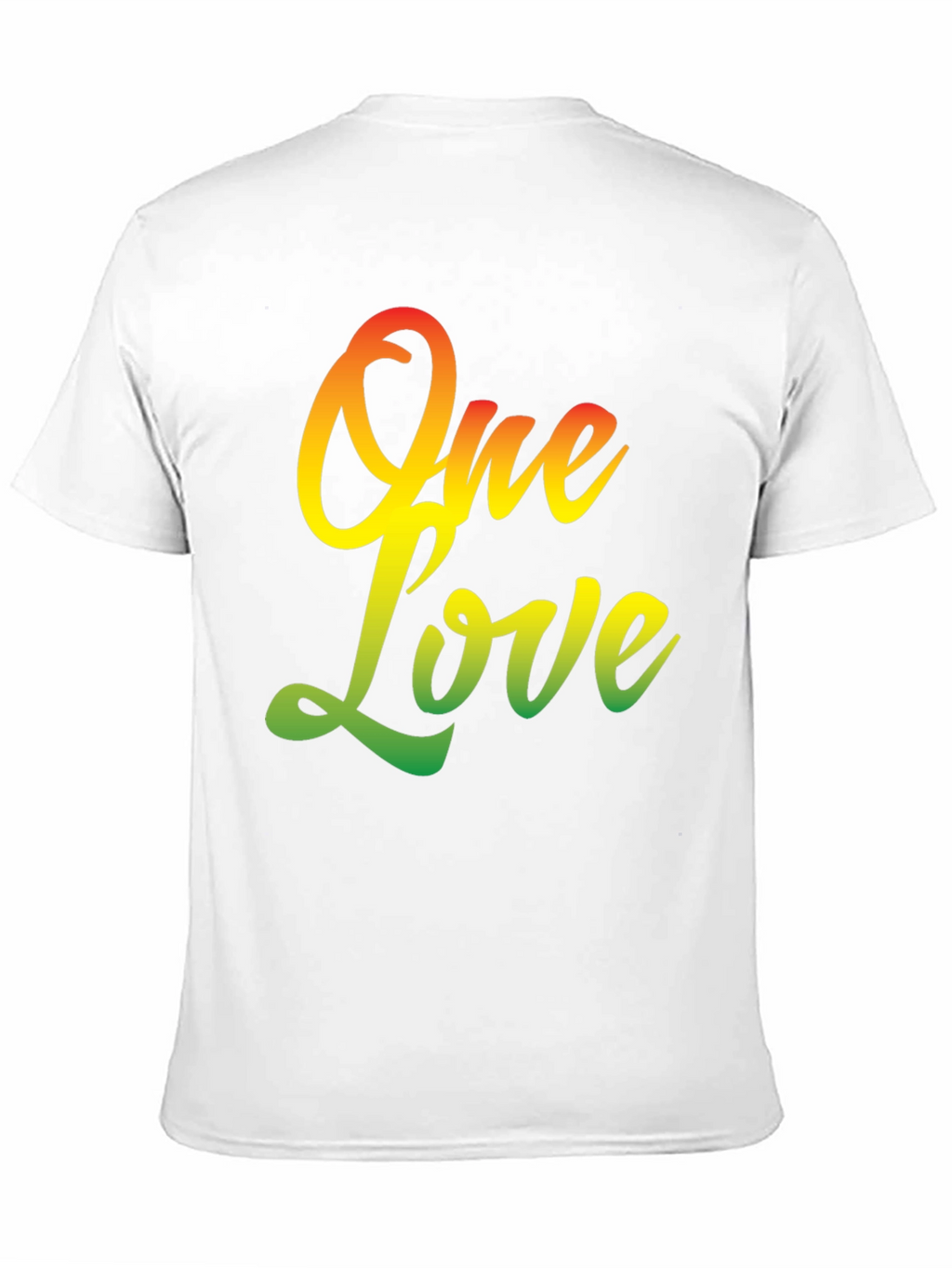 One Love T-Shirt - Rastafarian Reggae Style Graphic Tee