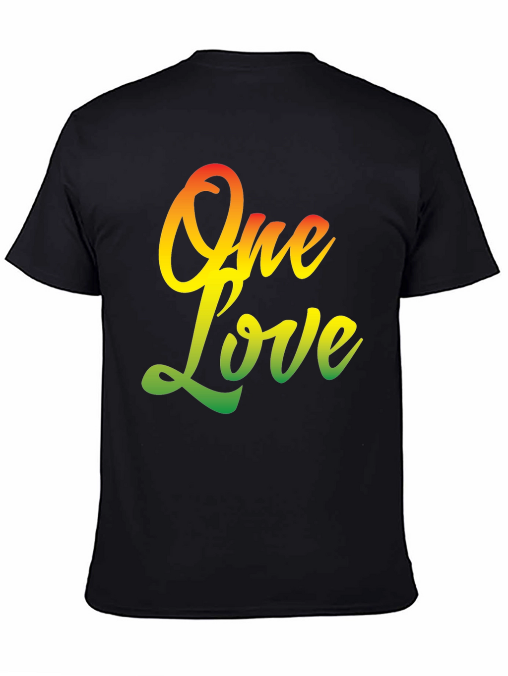 One Love T-Shirt - Rastafarian Reggae Style Graphic Tee