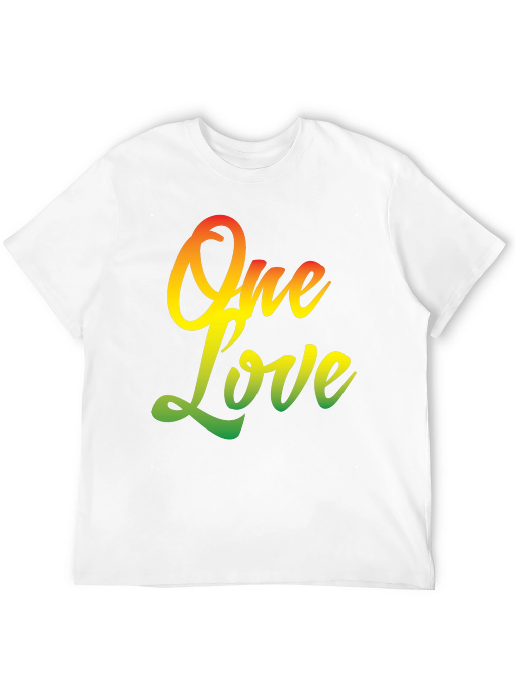 One Love T-Shirt - Rastafarian Reggae Style Graphic Tee