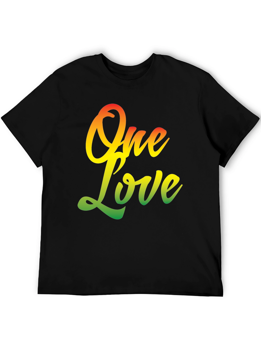 One Love T-Shirt - Rastafarian Reggae Style Graphic Tee