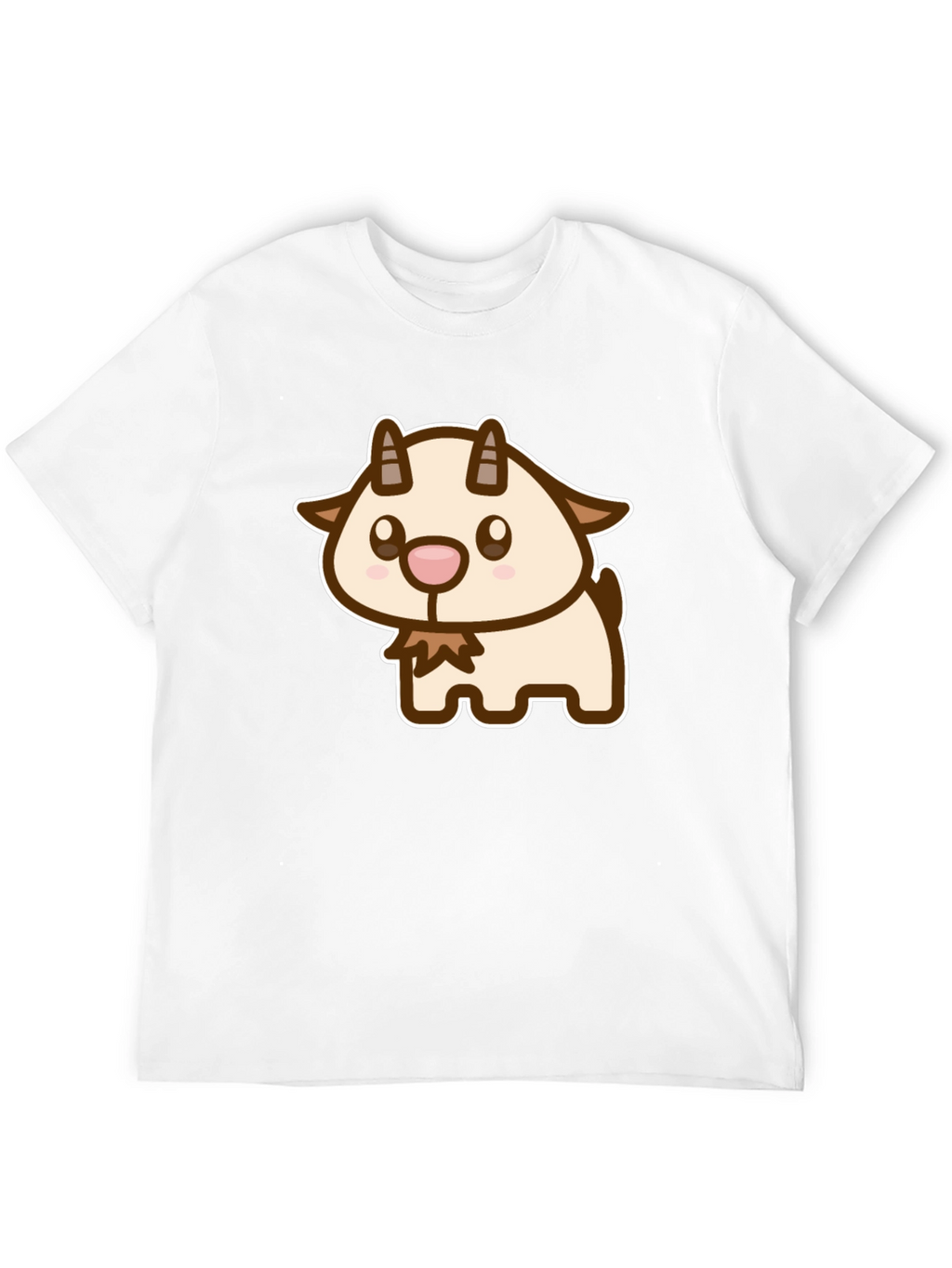Cute Goat Cartoon Graphic T-Shirt