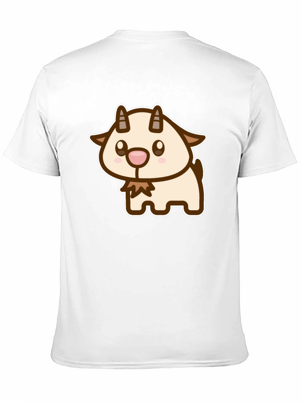 Cute Goat Cartoon Graphic T-Shirt
