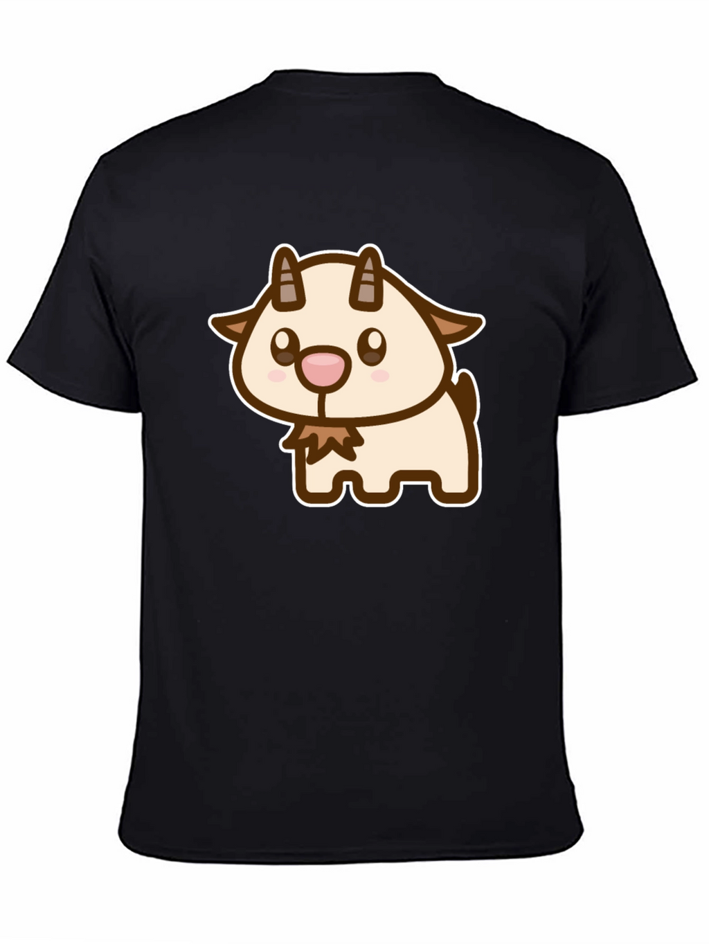 Cute Goat Cartoon Graphic T-Shirt