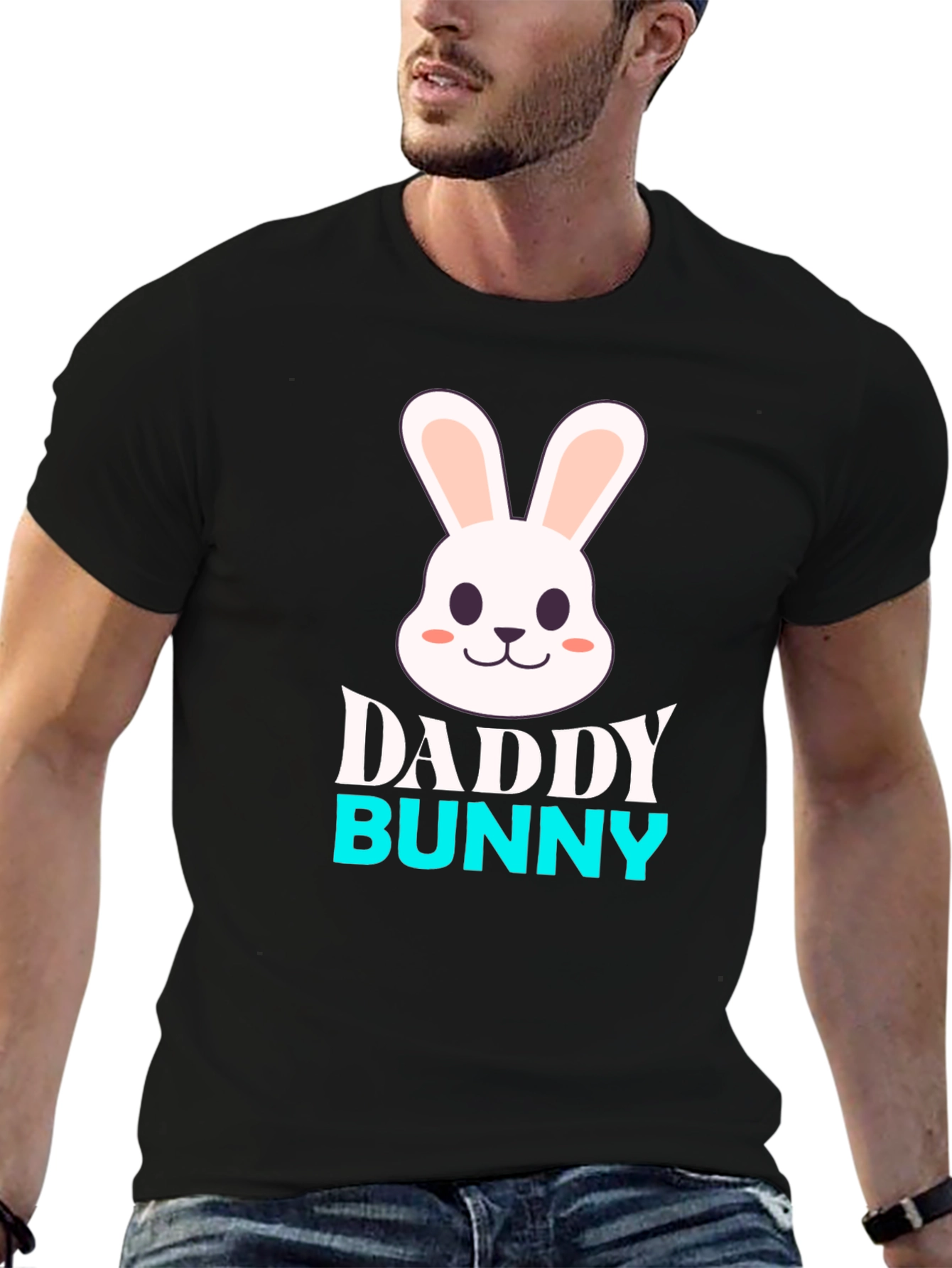 Daddy Bunny Graphic T-Shirt
