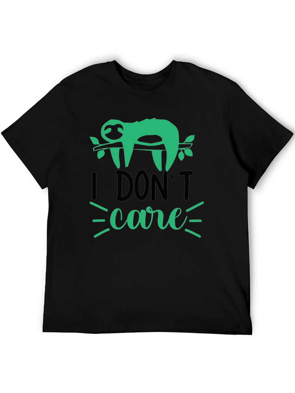 I Dont Care Sloth T-Shirt - Funny Graphic Tee