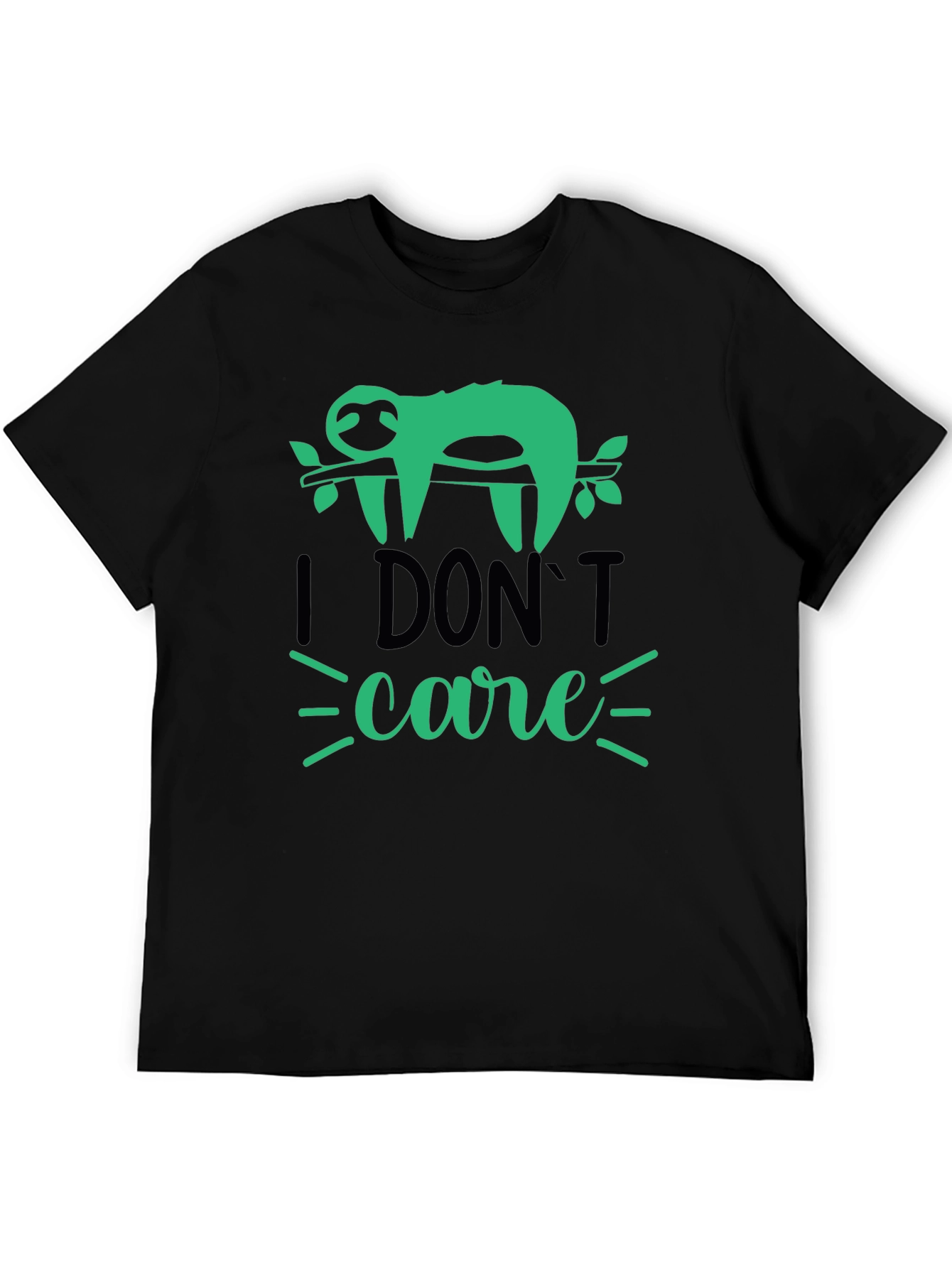 I Dont Care Sloth T-Shirt - Funny Graphic Tee
