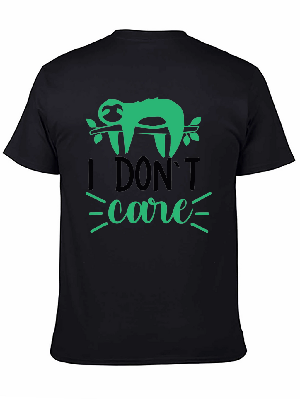 I Dont Care Sloth T-Shirt - Funny Graphic Tee