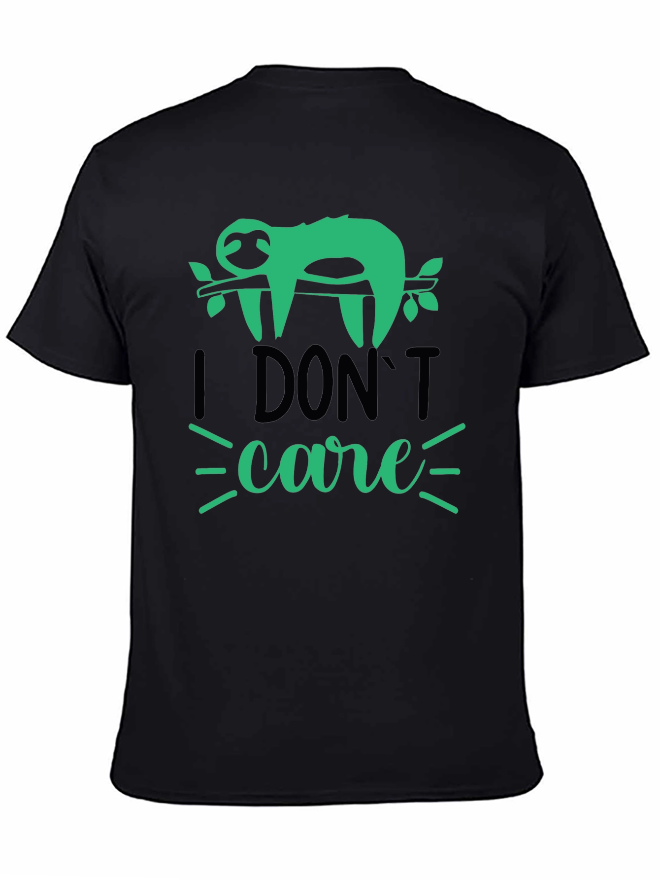 I Dont Care Sloth T-Shirt - Funny Graphic Tee