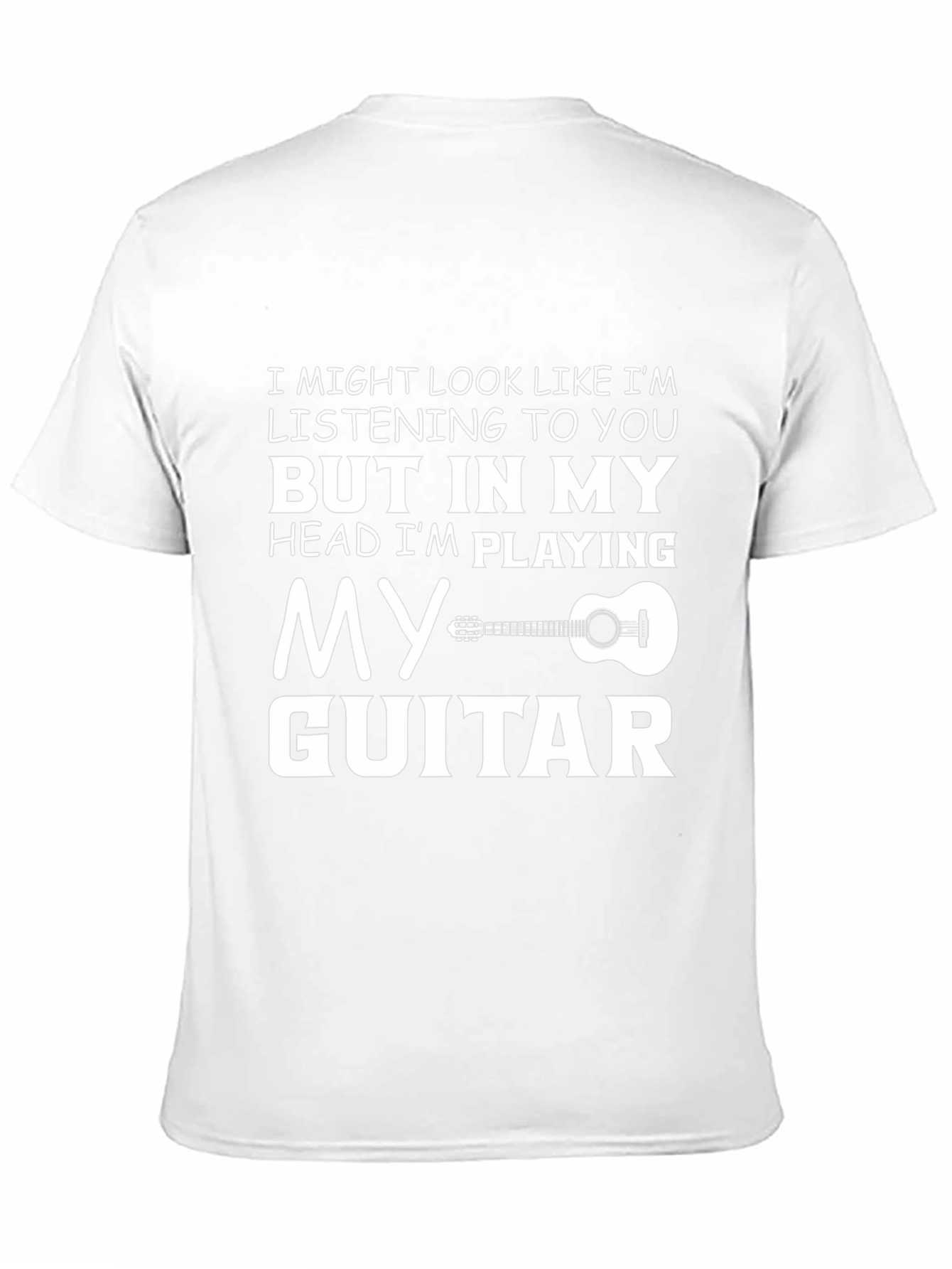 Funny Guitarist T-Shirt: Heads Playing My Guitar
