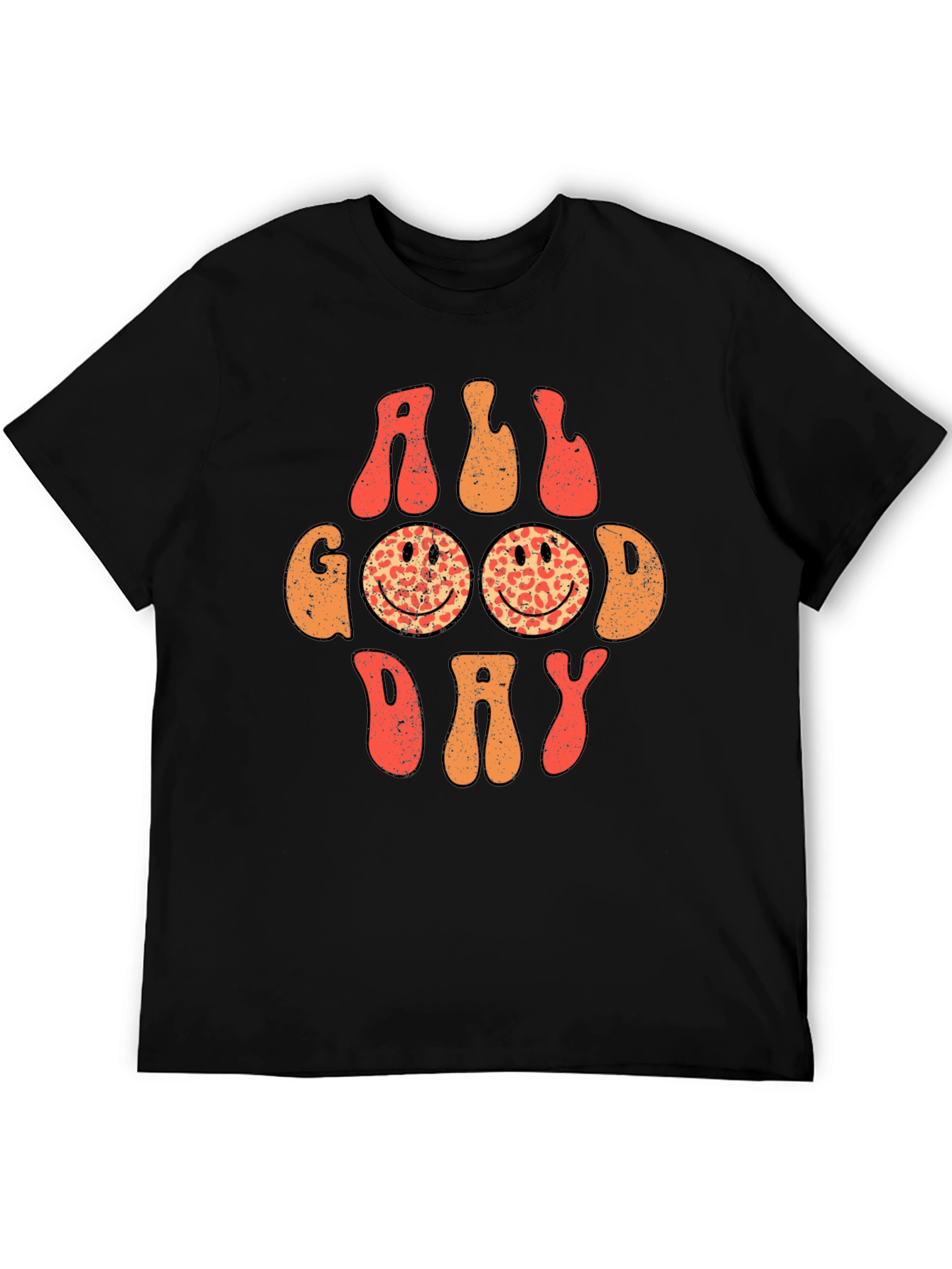 All Good Day Smiley Face Graphic Tee