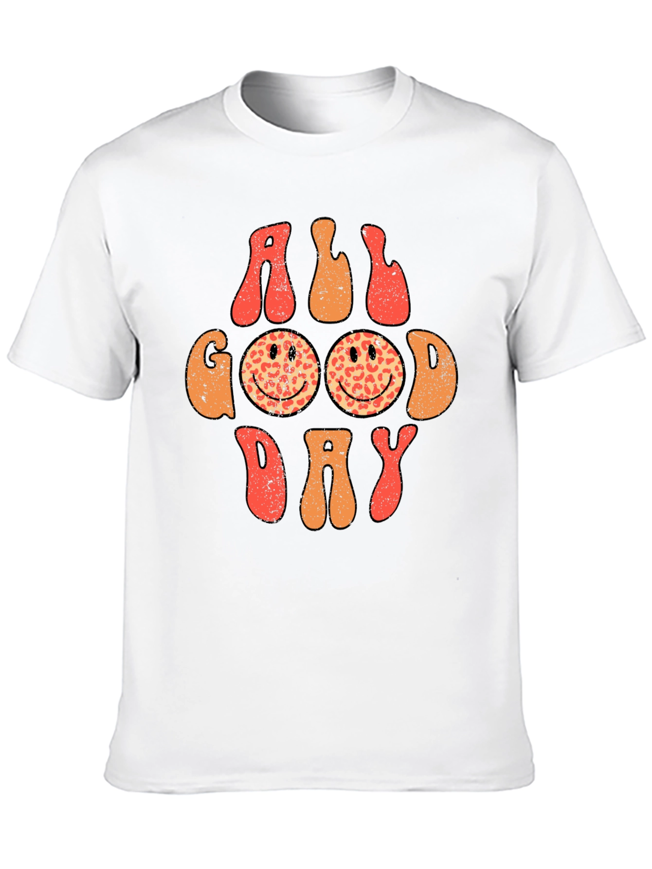All Good Day Smiley Face Graphic Tee