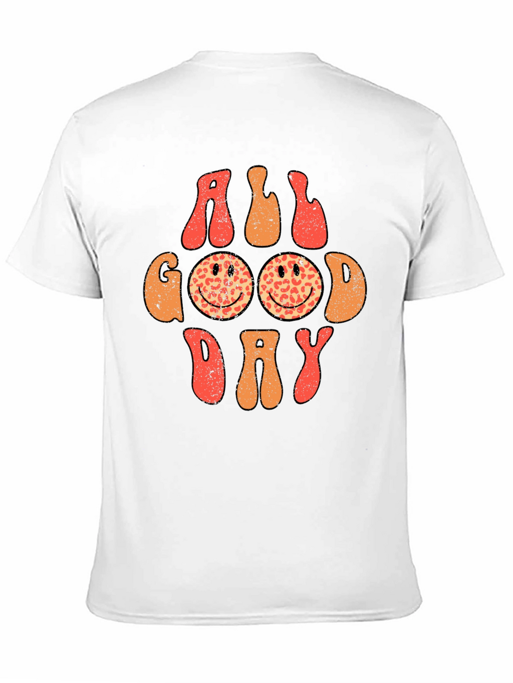 All Good Day Smiley Face Graphic Tee