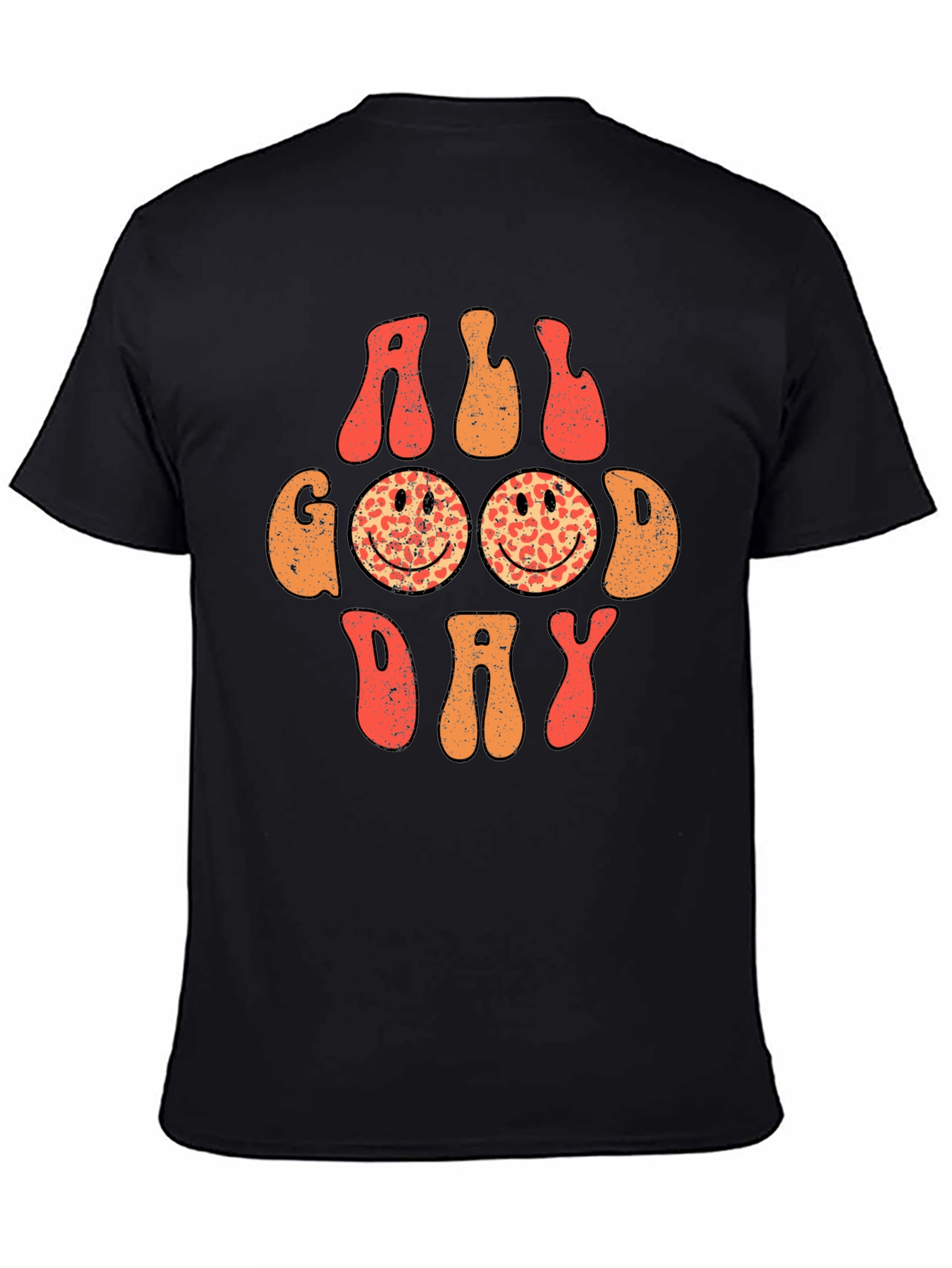 All Good Day Smiley Face Graphic Tee
