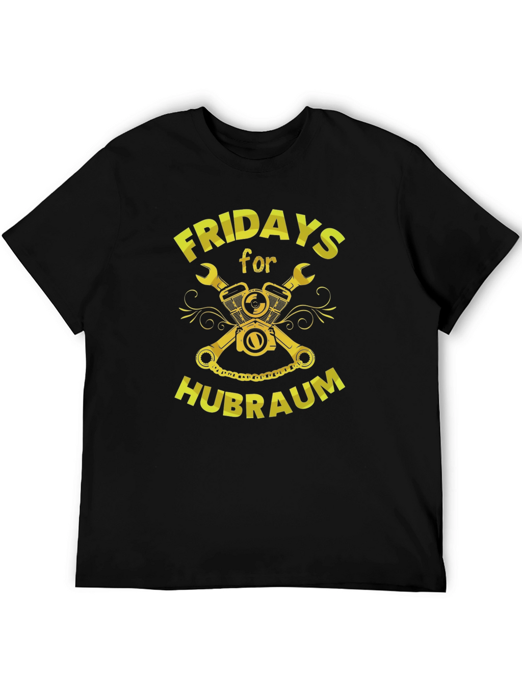 Fridays for Hubraum Black T-Shirt