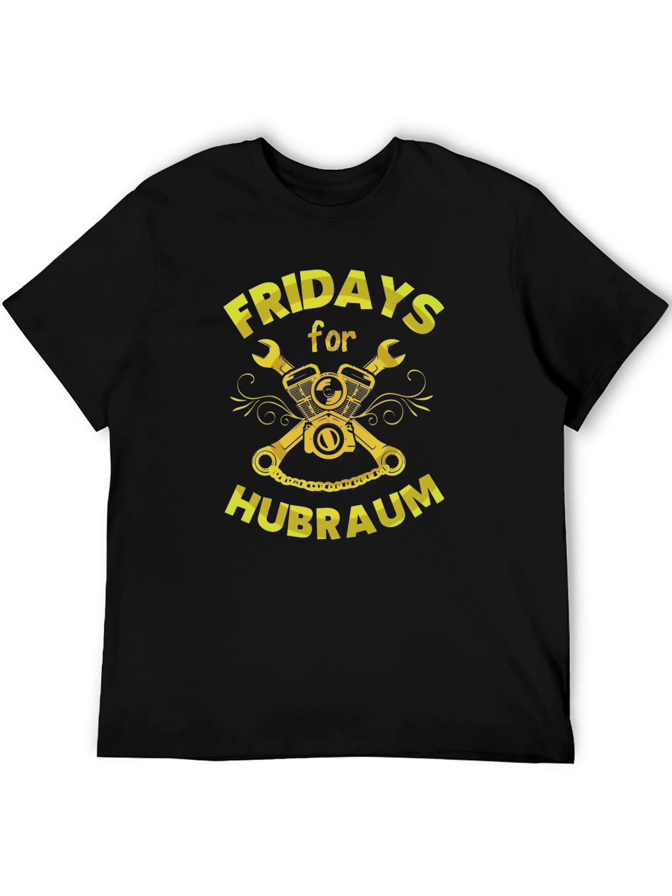 Fridays for Hubraum Black T-Shirt