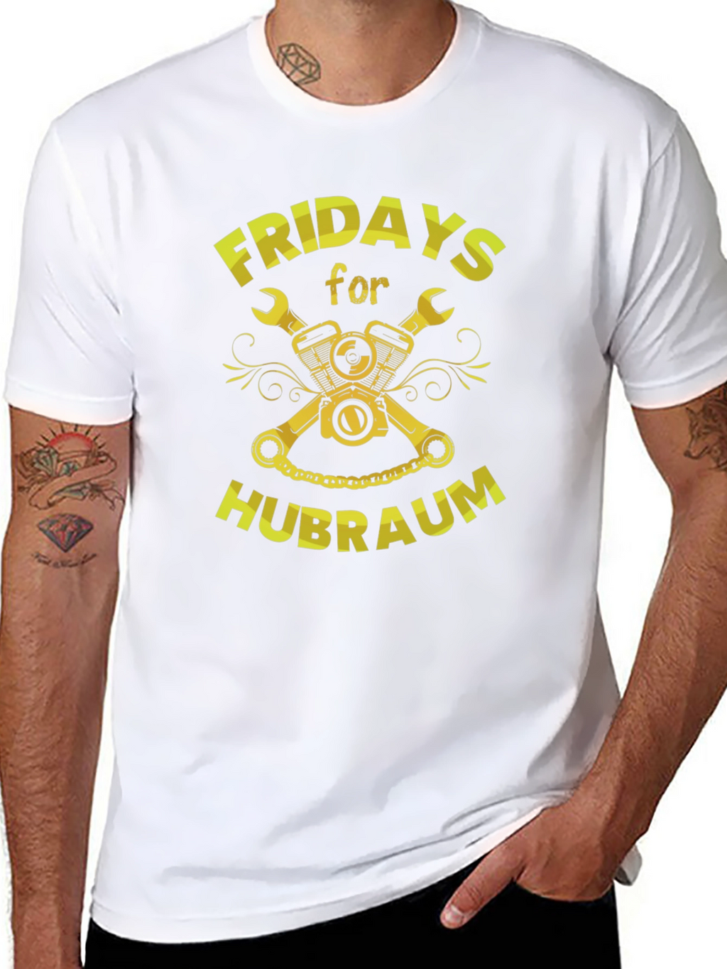 Fridays for Hubraum Black T-Shirt