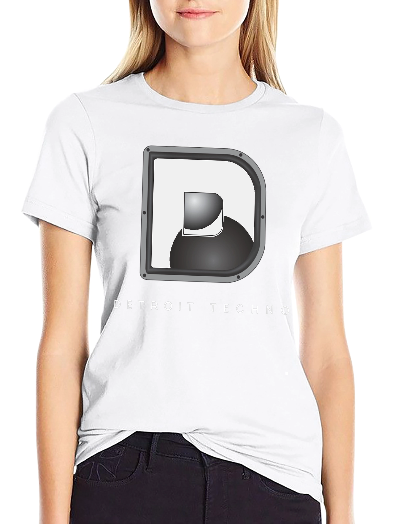 Detroit Techno Graphic Tee - Black