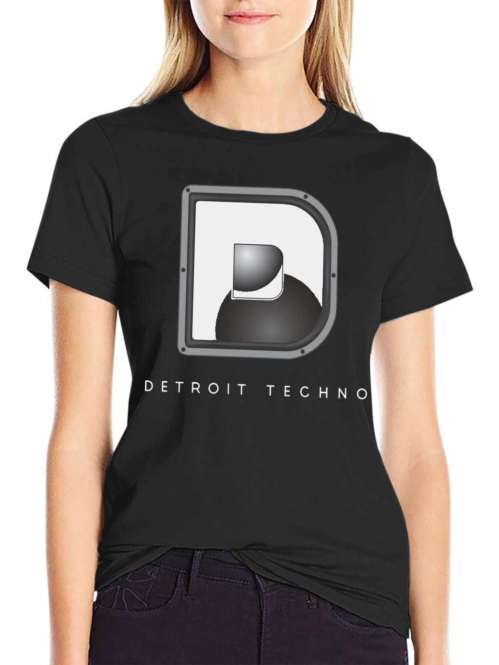Detroit Techno Graphic Tee - Black