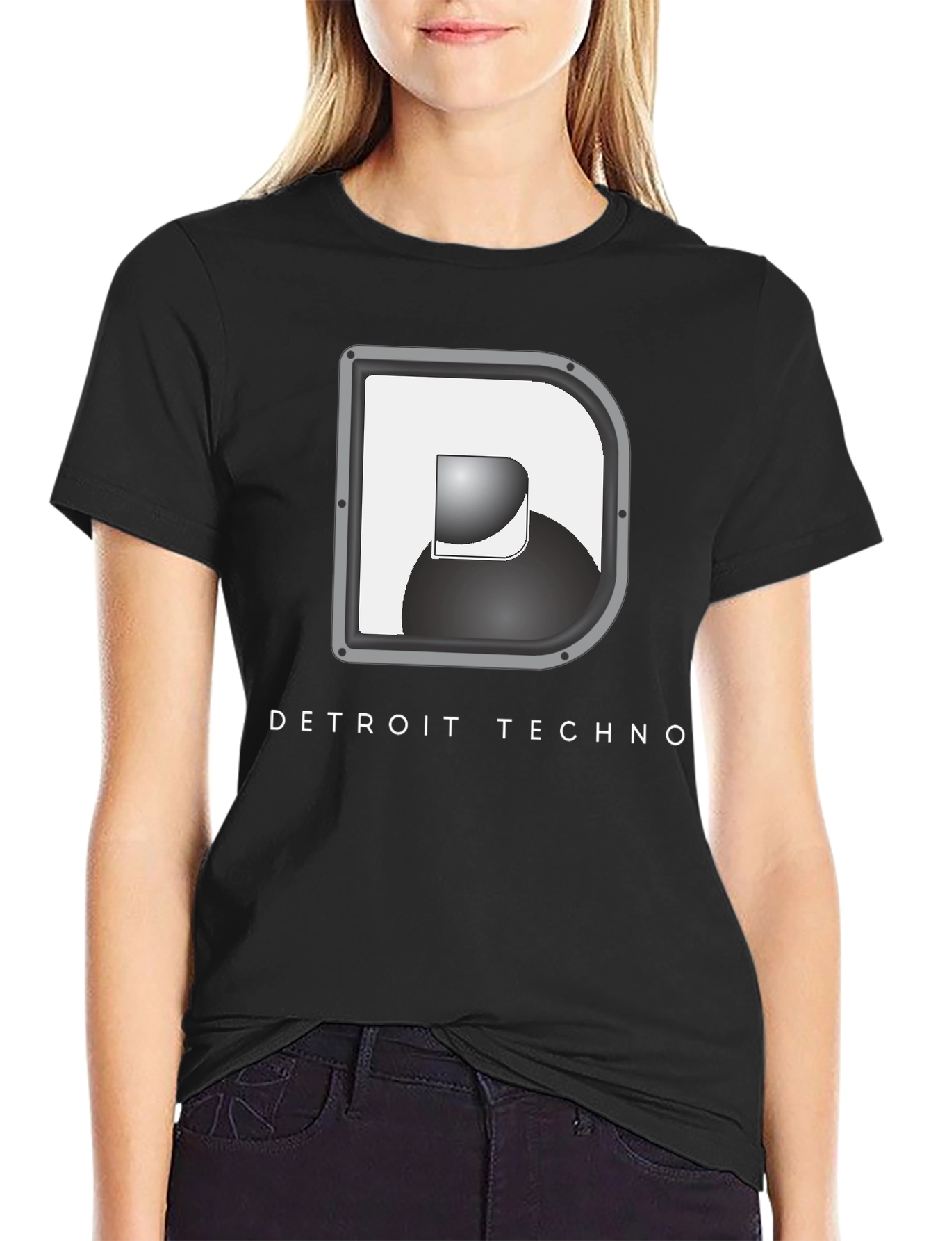 Detroit Techno Graphic Tee - Black