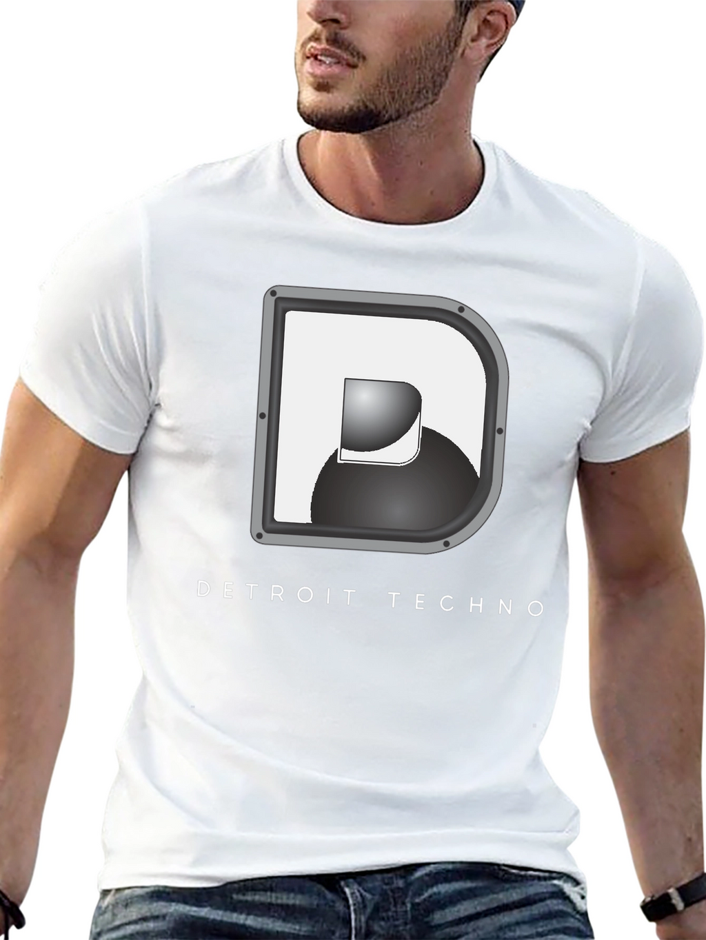 Detroit Techno Graphic Tee - Black
