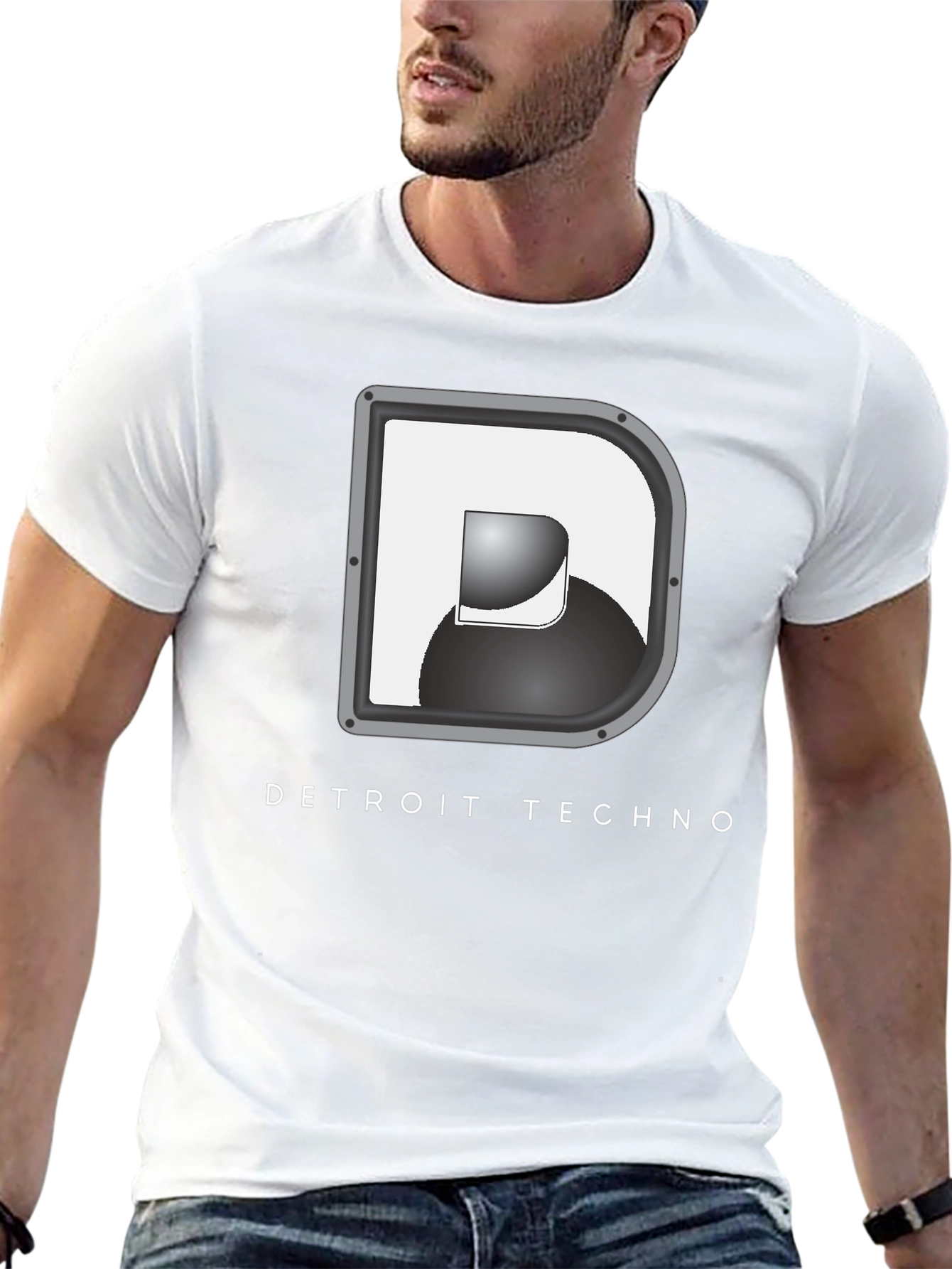 Detroit Techno Graphic Tee - Black