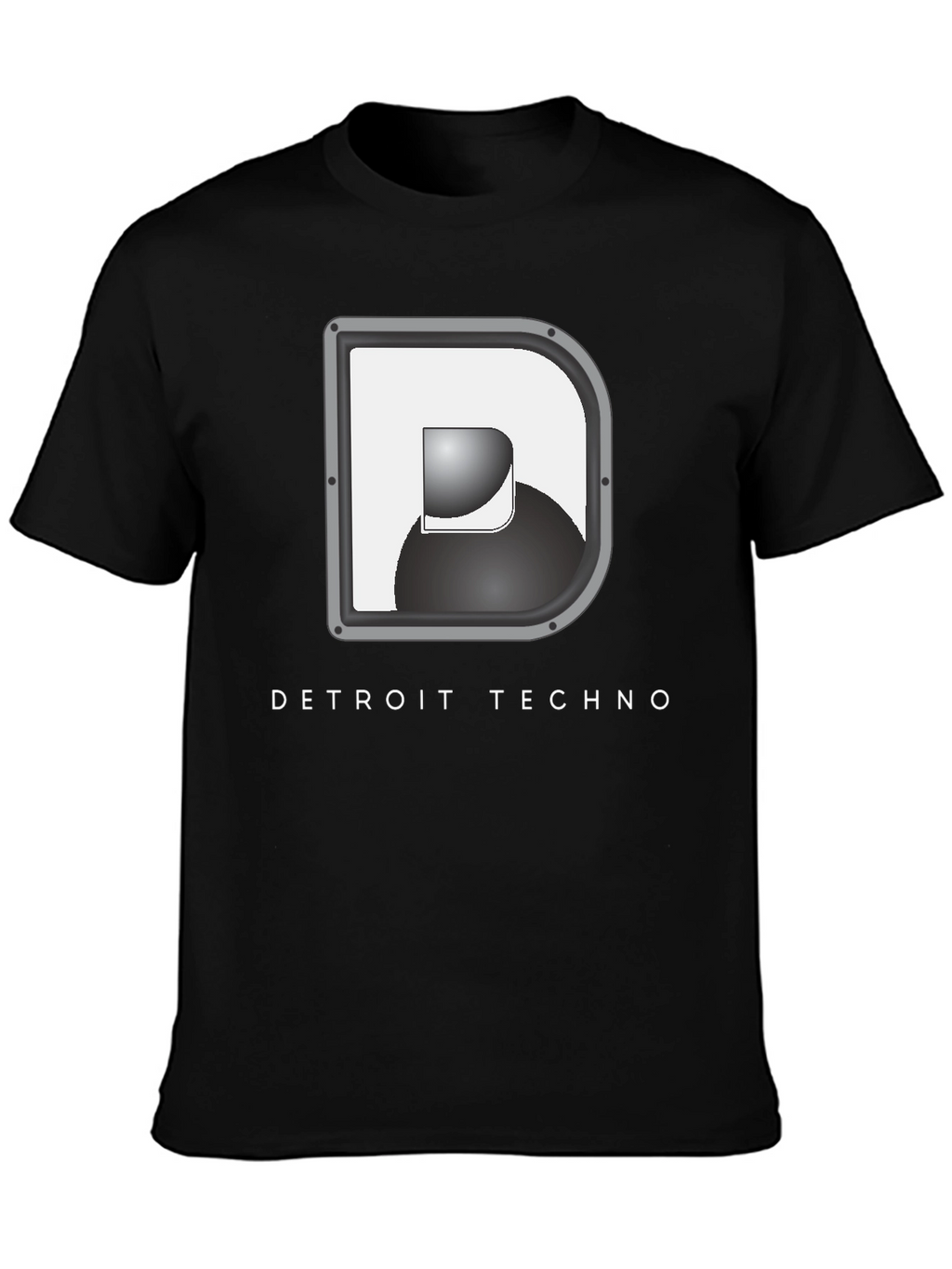 Detroit Techno Graphic Tee - Black