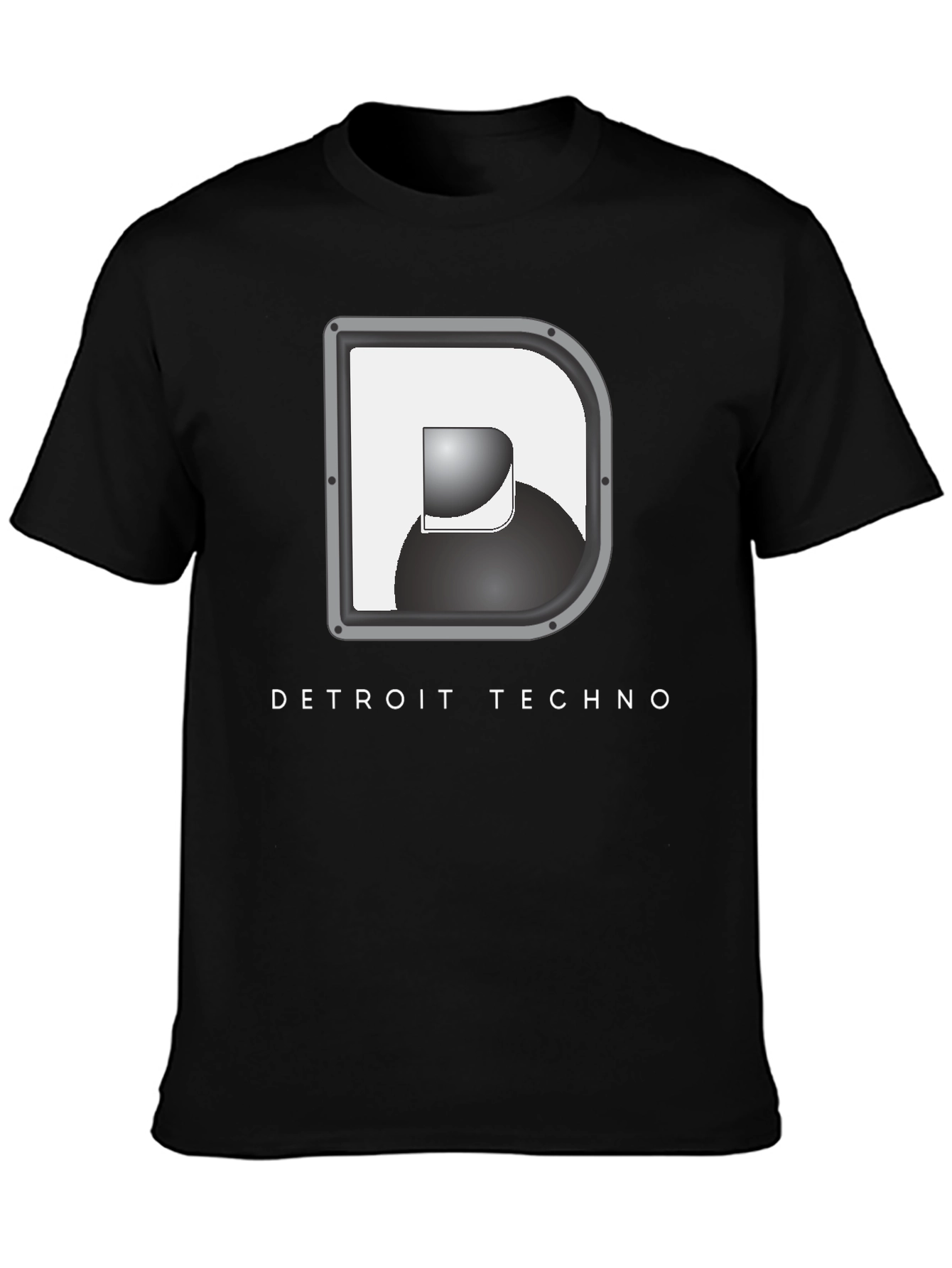 Detroit Techno Graphic Tee - Black
