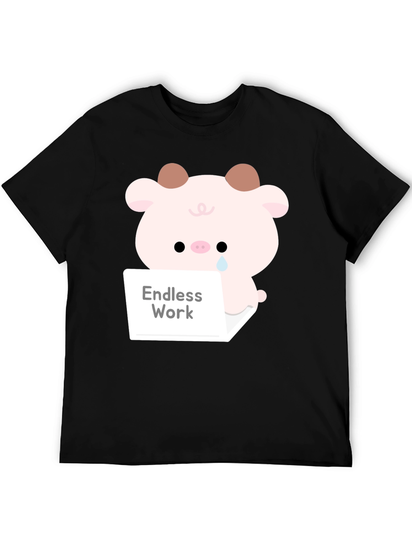 Endless Work Pig T-Shirt - Cute Graphic Tee
