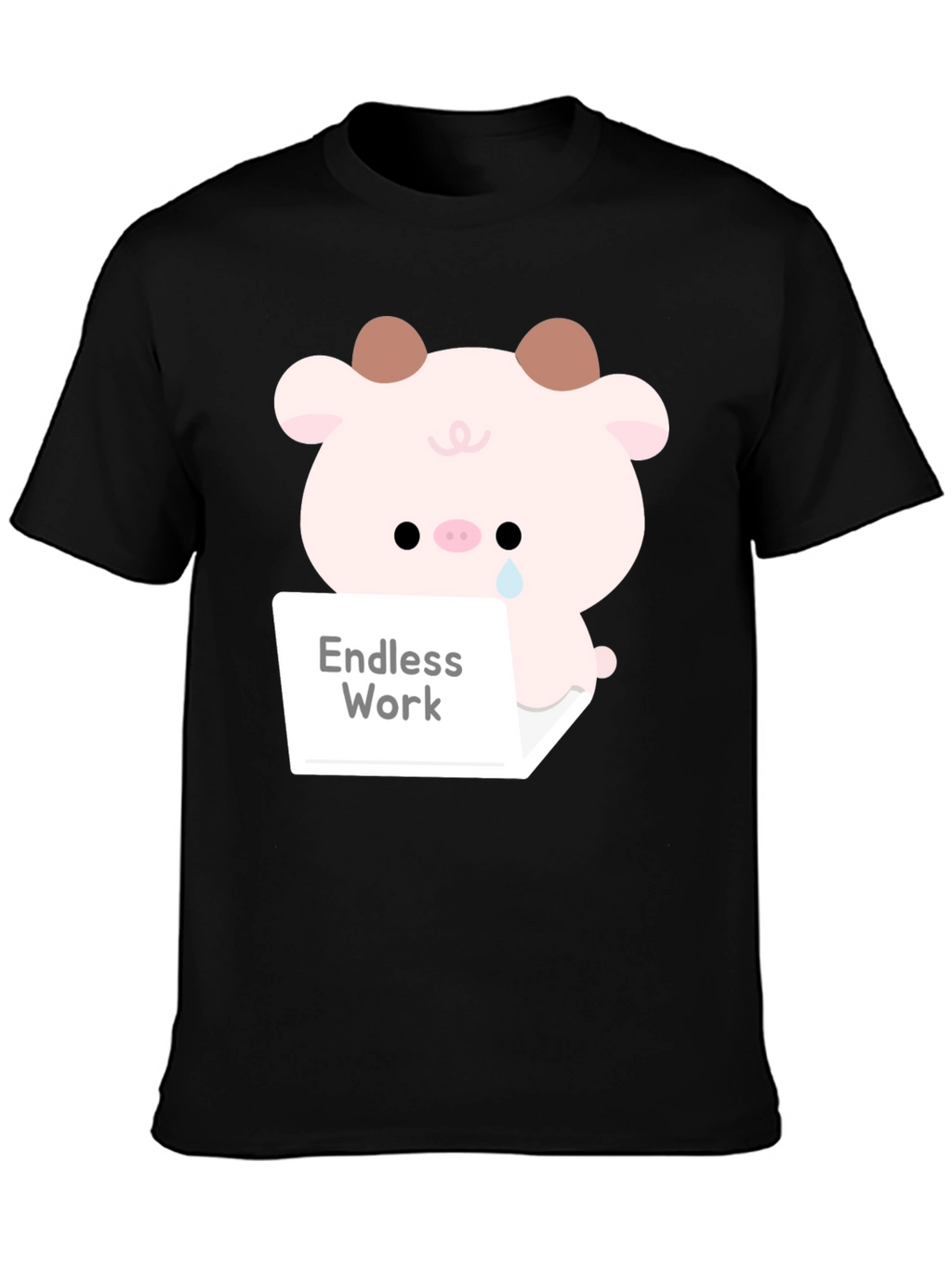 Endless Work Pig T-Shirt - Cute Graphic Tee
