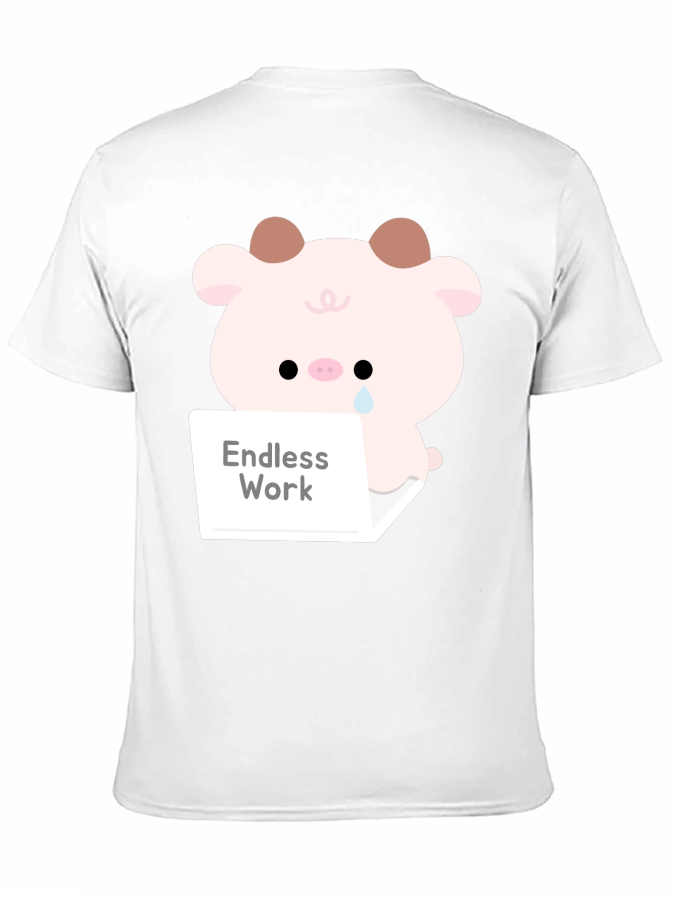 Endless Work Pig T-Shirt - Cute Graphic Tee