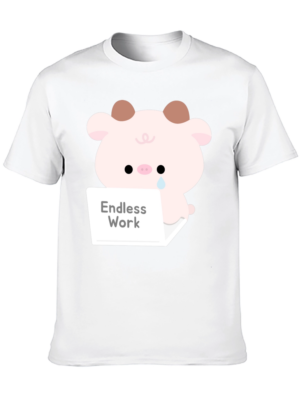 Endless Work Pig T-Shirt - Cute Graphic Tee