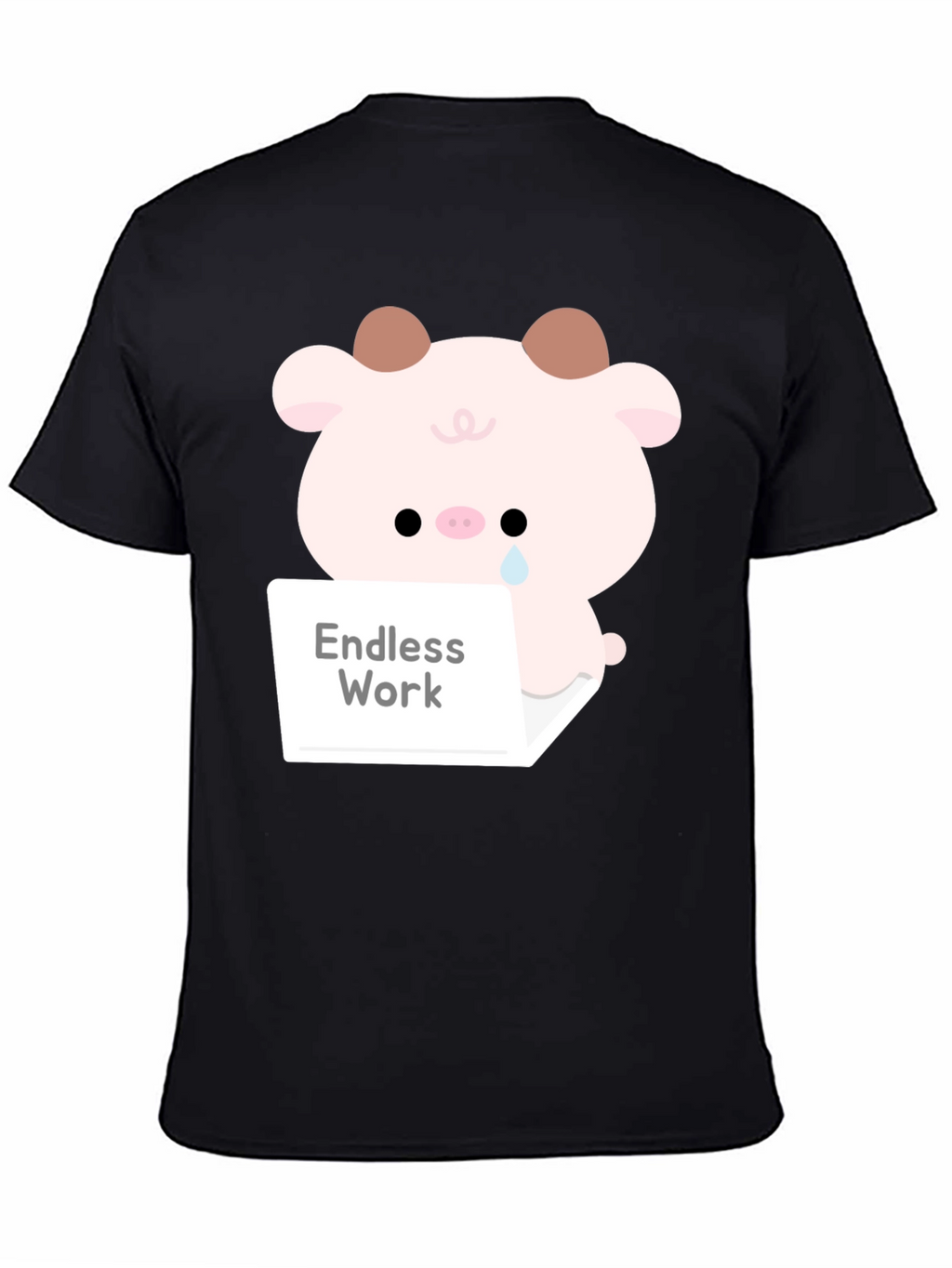 Endless Work Pig T-Shirt - Cute Graphic Tee