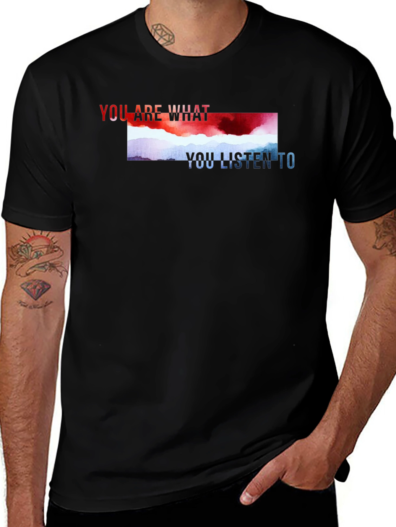 You Are What You Listen To Graphic Tee