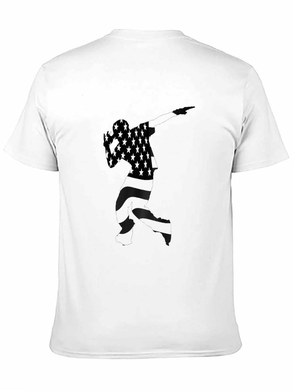 American Flag Dabbing Silhouette Tee
