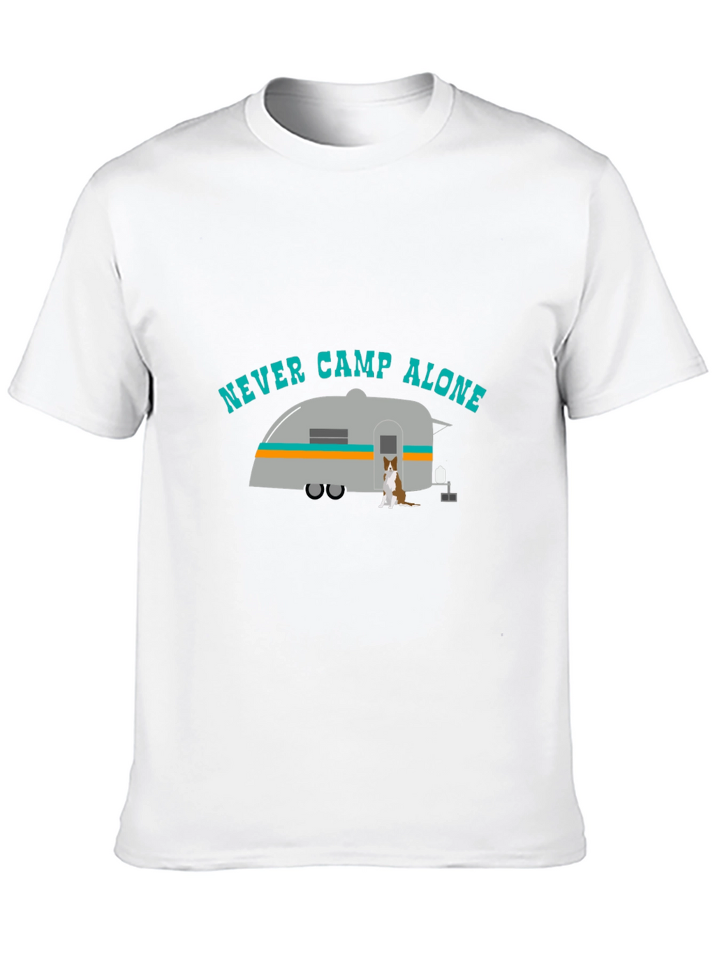Never Camp Alone Graphic Tee