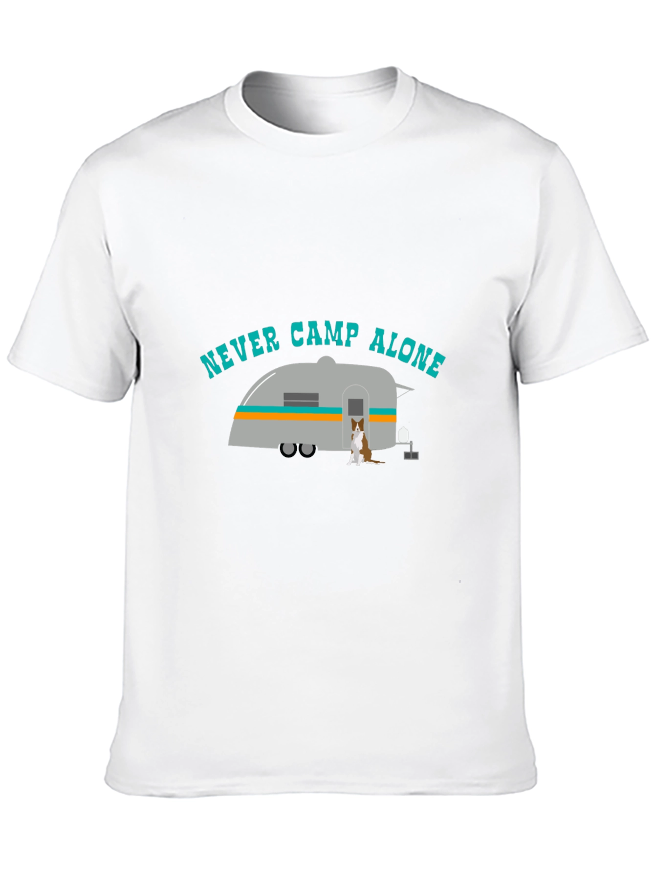 Never Camp Alone Graphic Tee
