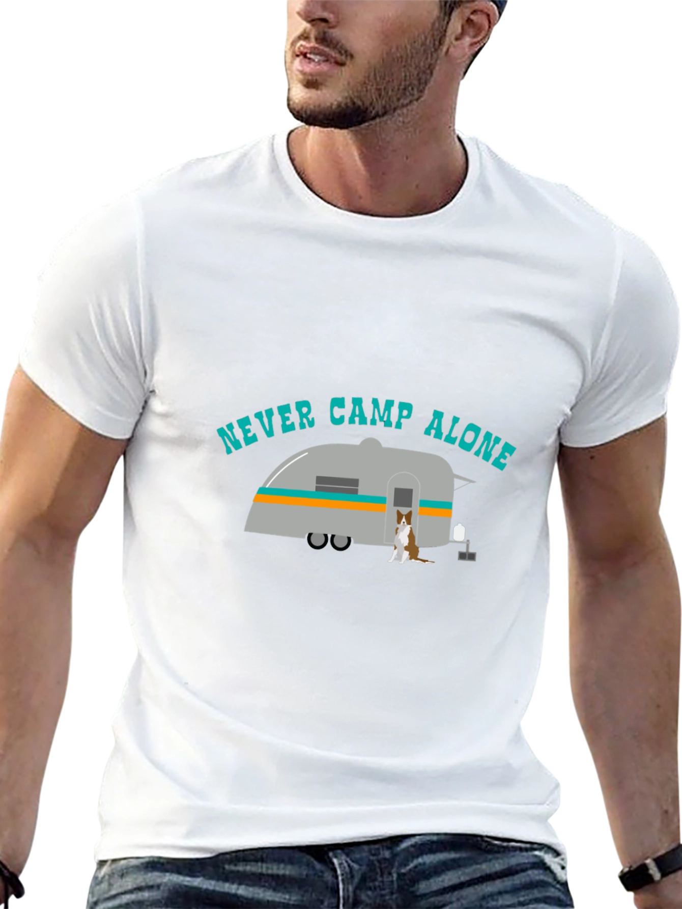 Never Camp Alone Graphic Tee