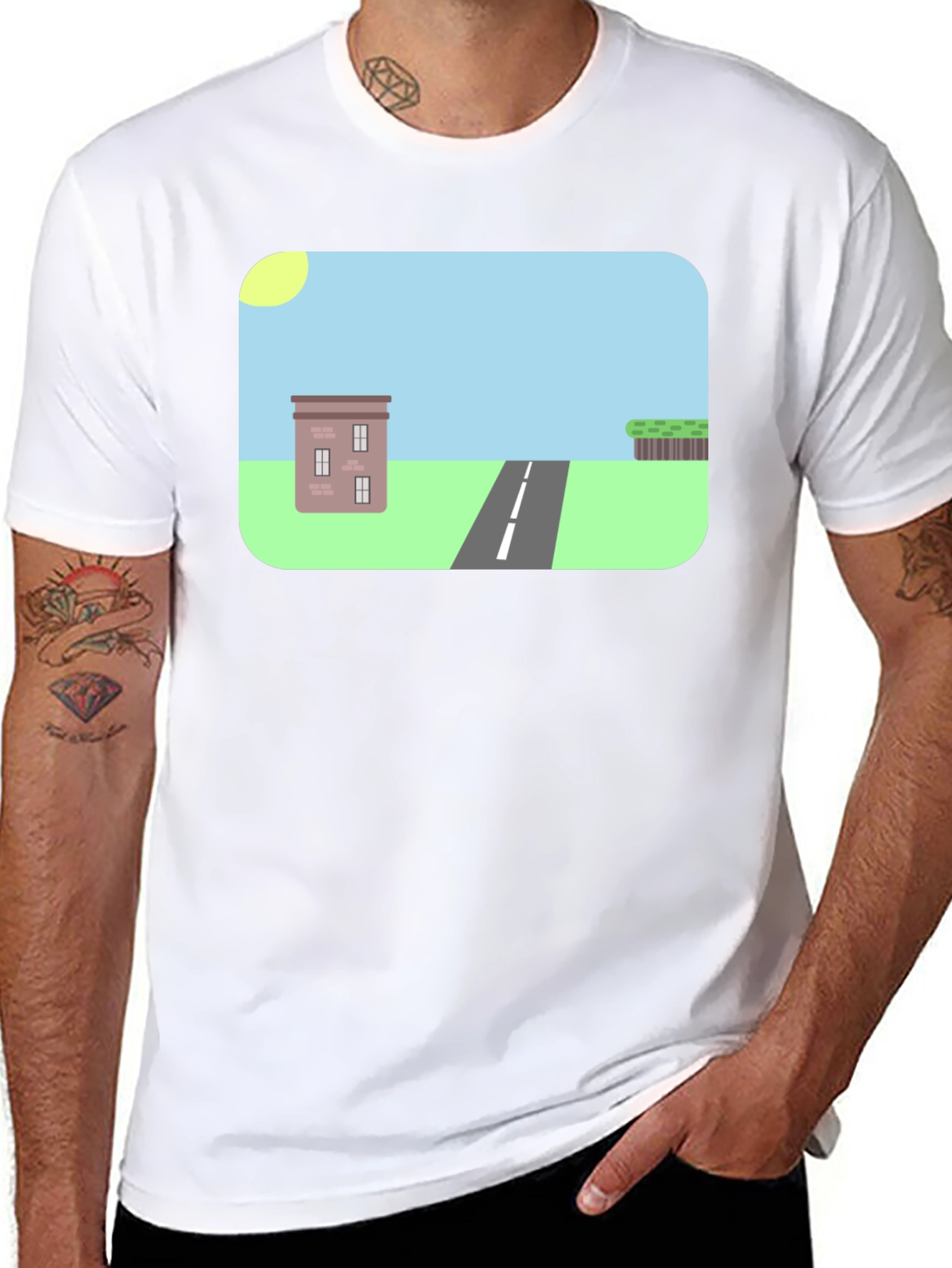 Retro Road Trip Graphic Tee - Classic Style Shirt
