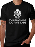 Too Weird to Live T-Shirt Skull Graphic Tee