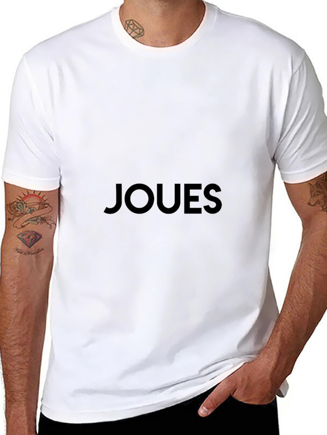JOUEES Graphic Black T-Shirt