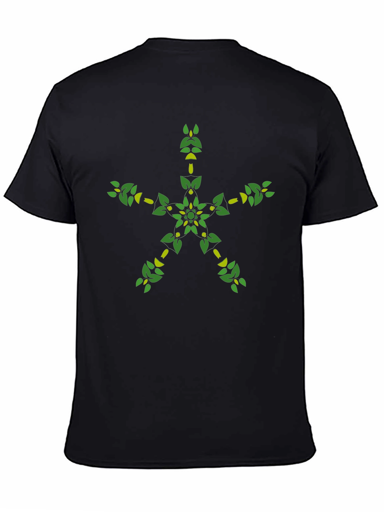 Nature Star Graphic Tee - Black