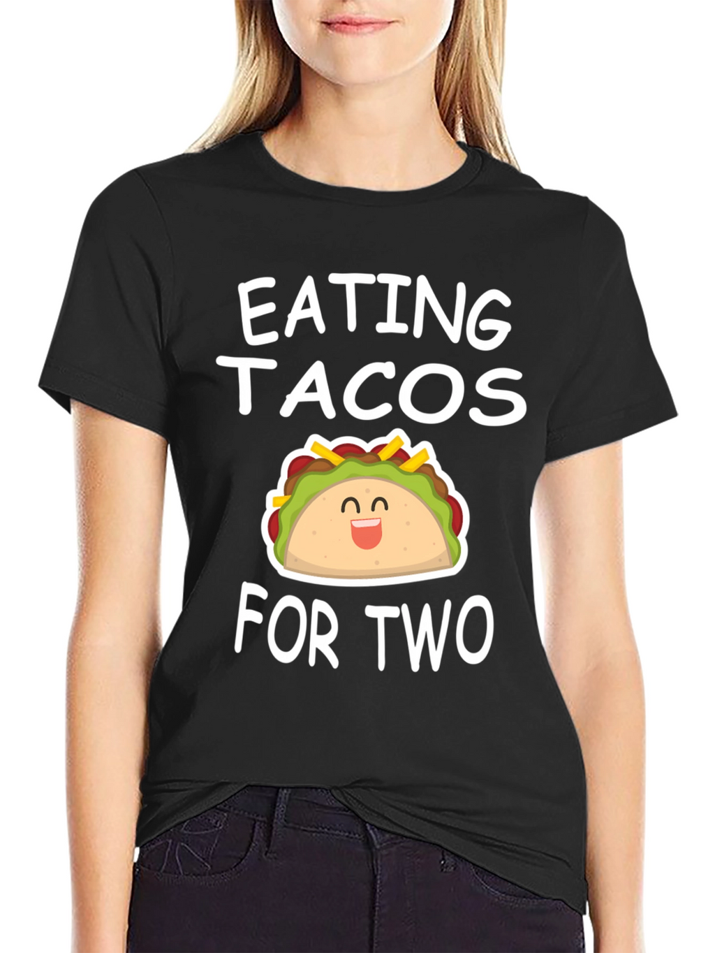 Eating Tacos for Two - Funny Graphic Tee