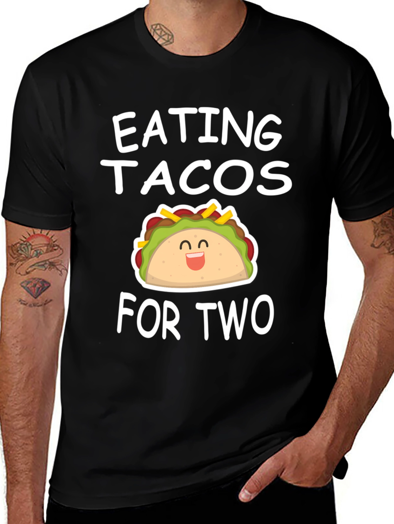 Eating Tacos for Two - Funny Graphic Tee
