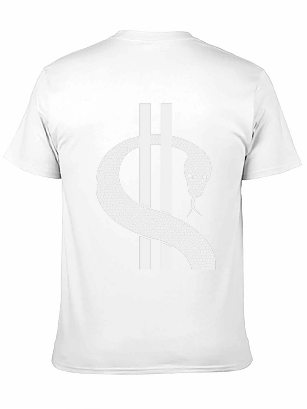 Snake Graphic Tee - Black Cotton Blend