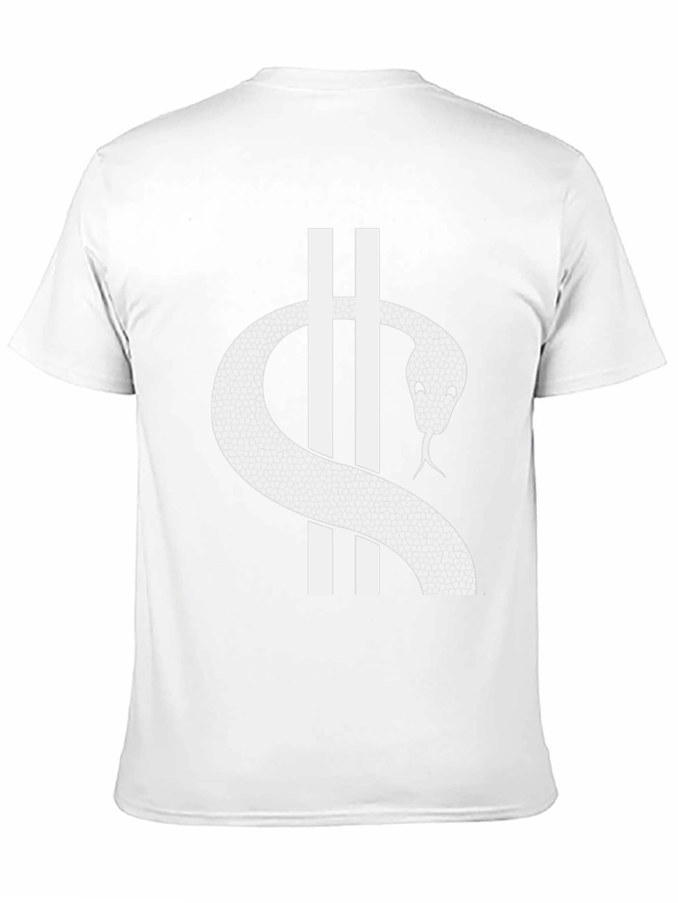 Snake Graphic Tee - Black Cotton Blend
