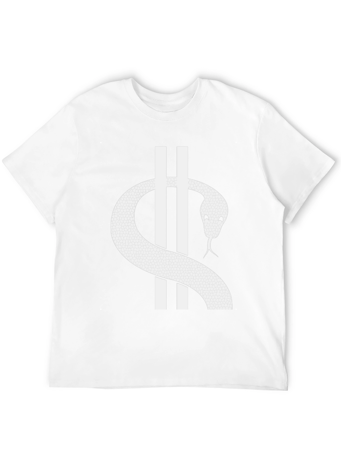 Snake Graphic Tee - Black Cotton Blend