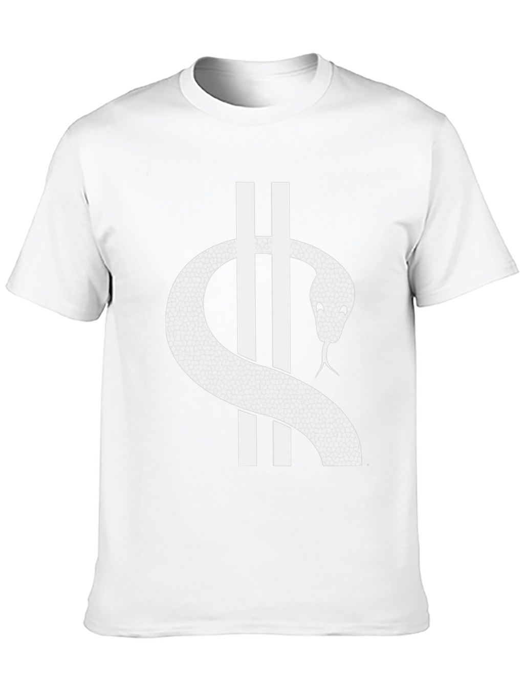 Snake Graphic Tee - Black Cotton Blend