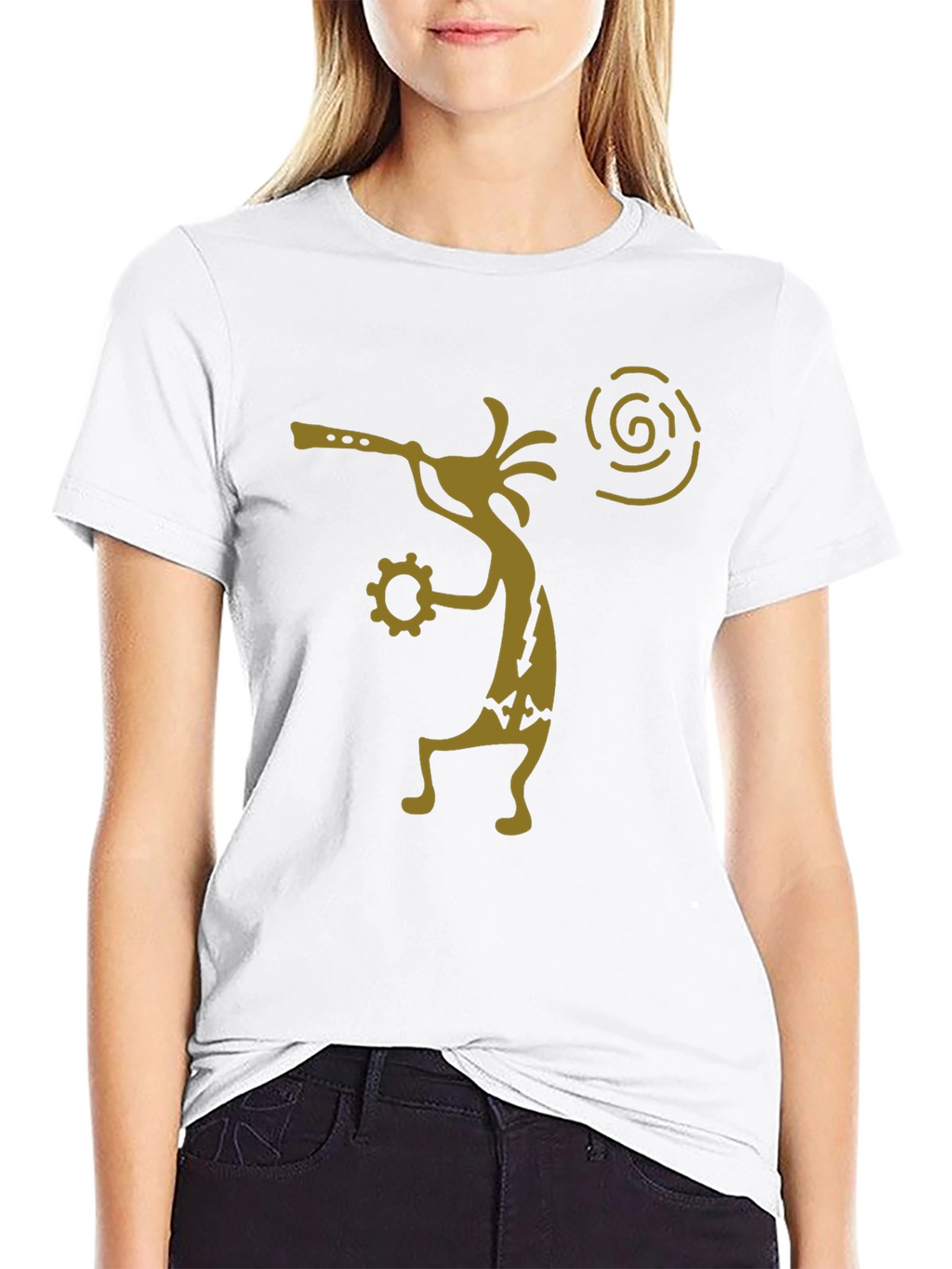 Kokopelli Flute Player Graphic T-Shirt