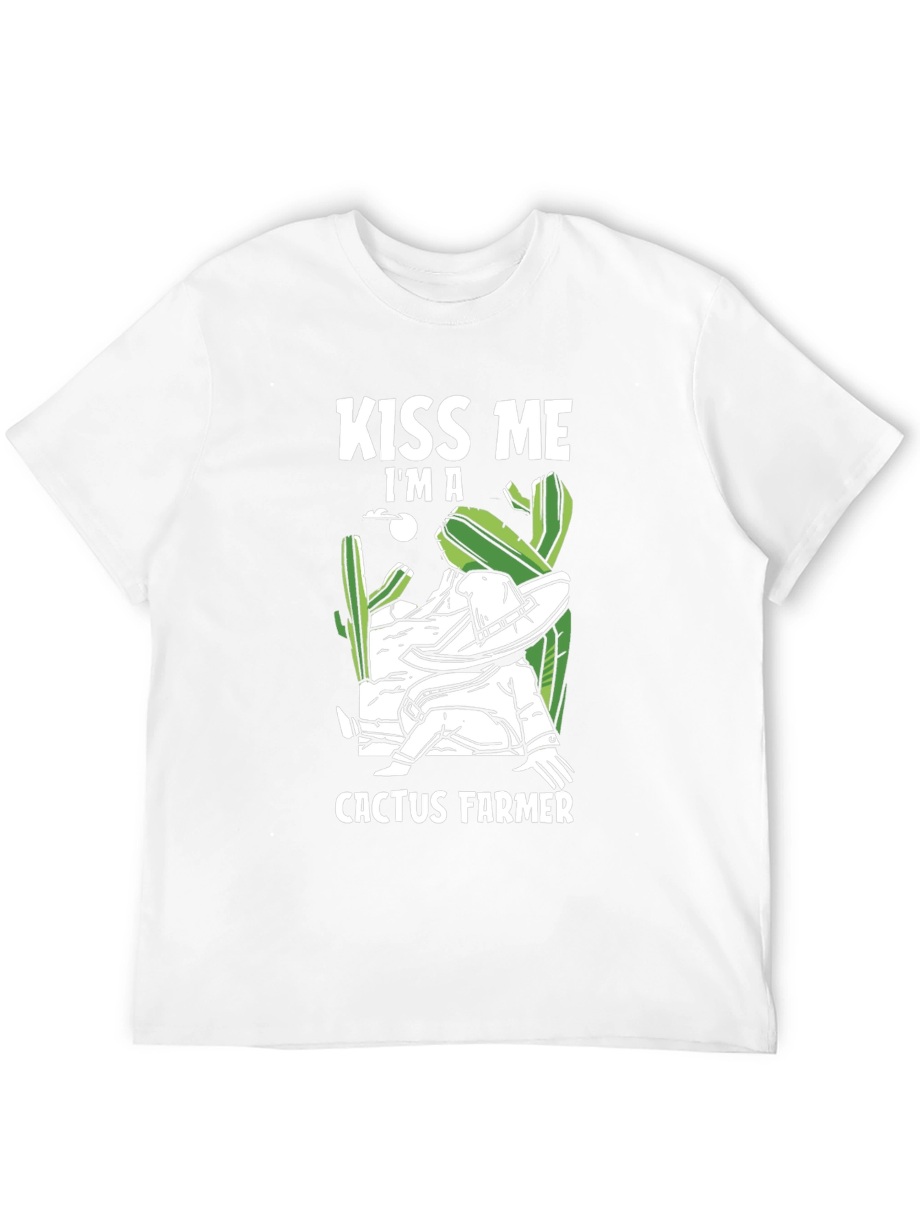 Kiss Me Im A Cactus Farmer T-Shirt